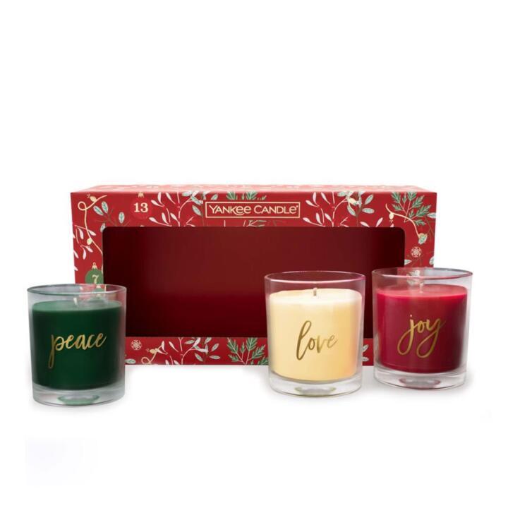 Yankee Candle Gift Set, 3 Scented Tumbler Candles