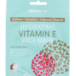 Derma V10 hydrating vitamin E woven face mask