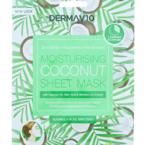 Derma V10 Moisturising Coconut Sheet Mask