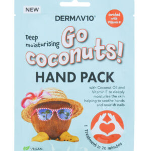 Derma V10 Go Coconuts hand pack