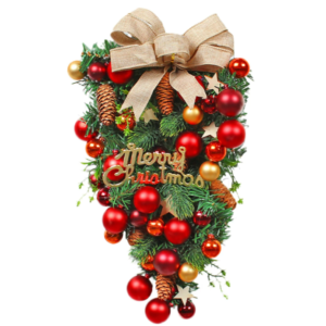 Large Winter for Front Door outside Wreath 47 x 27cm
