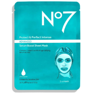 No7 Protect & Perfect Intense ADVANCED Serum Boost Sheet Mask