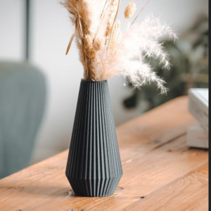 Vase Lila - Noir ébène 18 cm