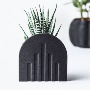 Vase Pot Ribon - Up - Ebène 6cm x 6cm