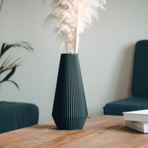 Vase Lila XL - Ebène - Pour fleurs séchées 30cm