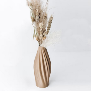 Vase Twist - Pin Dorée 20 cm