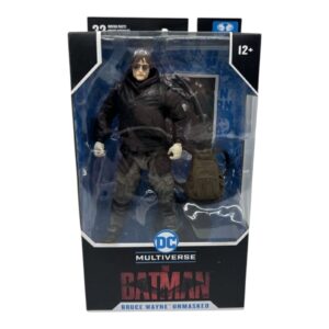 DC Multiverse The Batman Movie Action Figure Mcfarlane Bruce Wayne - Unmasked