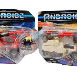 Androidz Vehicles Plus Figures: Back Draft FireFox ATC & Miss Fire M-9 RoboTrak