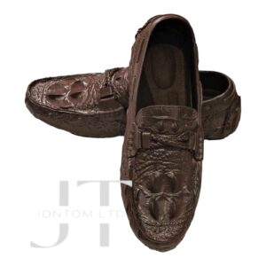 Mens Lazy Shoes Casual Peas Shoes Genuine Leather ShoesCoffee EU39 UK6 New