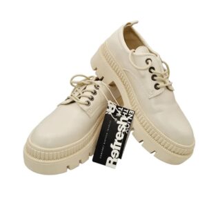 Refresh Women's blucher type shoes 170363 Cream Lace Flat Shoes UK2 EUR35 Casual