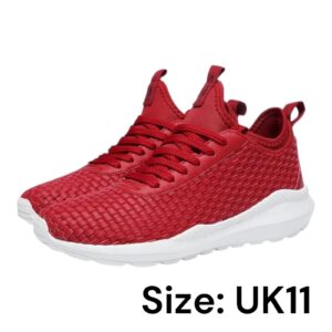 Men's Lightweight Running Shoes Woven Casual Breathable Athletic Tennis UK11