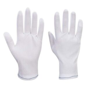 24 Pairs Portwest A010 White Nylon Inspection Gloves Gents Size 10XL Extra Large
