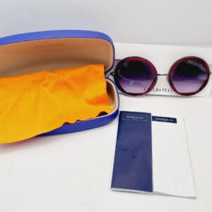 Emilio Pucci EP0036 Sunglasses 81B - Light Ruthenium, Transparent Smoke-To-Rose