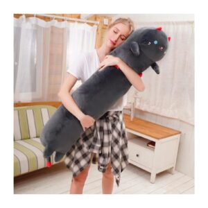 Long Cat 51 Inch Plush Pillow Stuffed Animals Squishy Pillows - Plushie Cut New